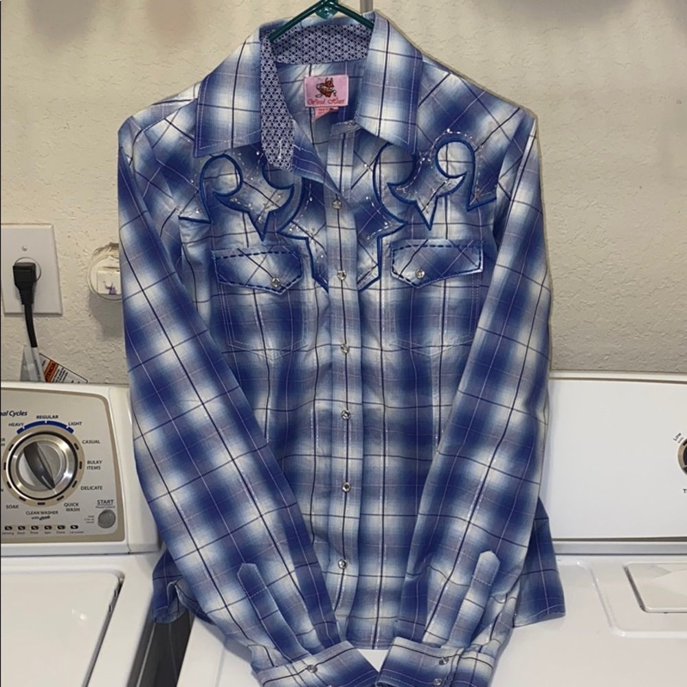 Plaid Button down